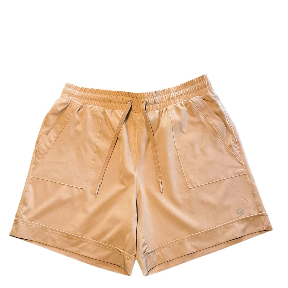 EUC MONDETTA OUTDOOR PROJECT Women’s Honey Peach Drawstring Shorts Size Medium